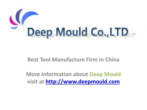 Best Tool Manufacture Company in China