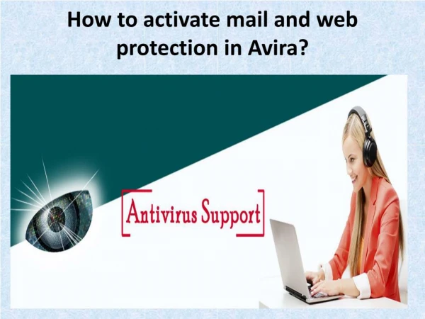 How to activate mail and web protection in Avira?