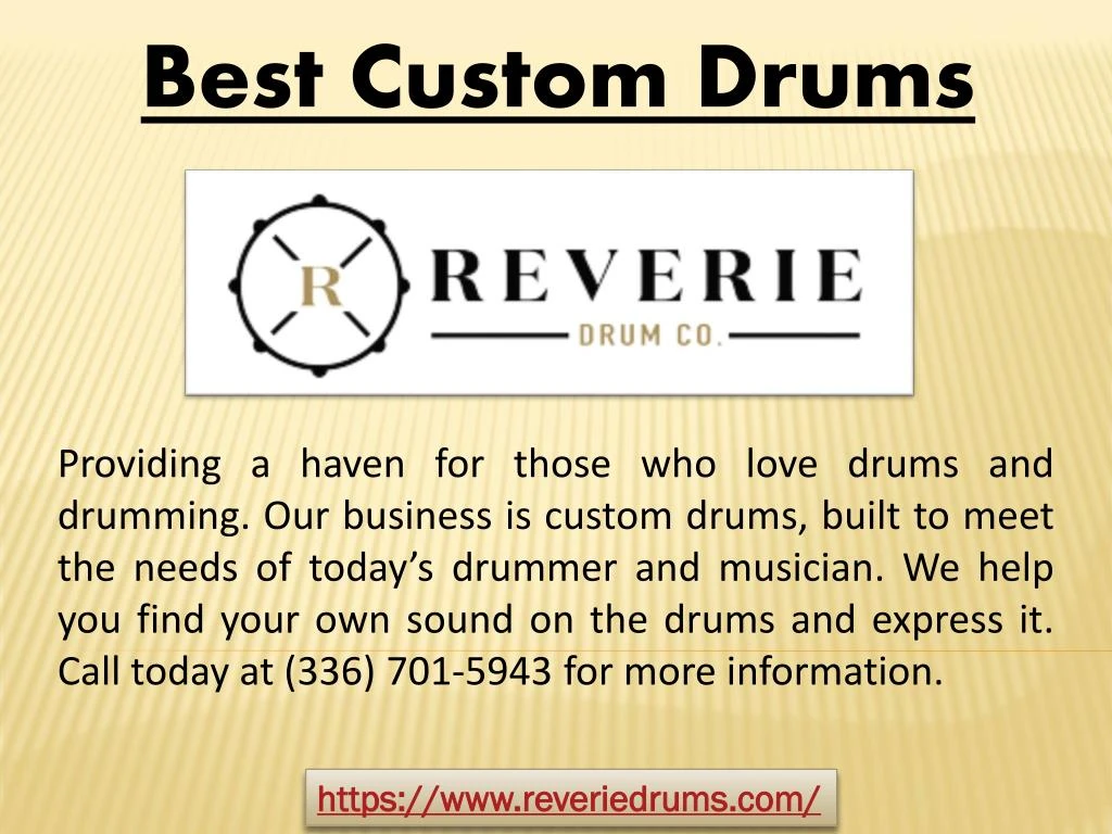 best custom drums