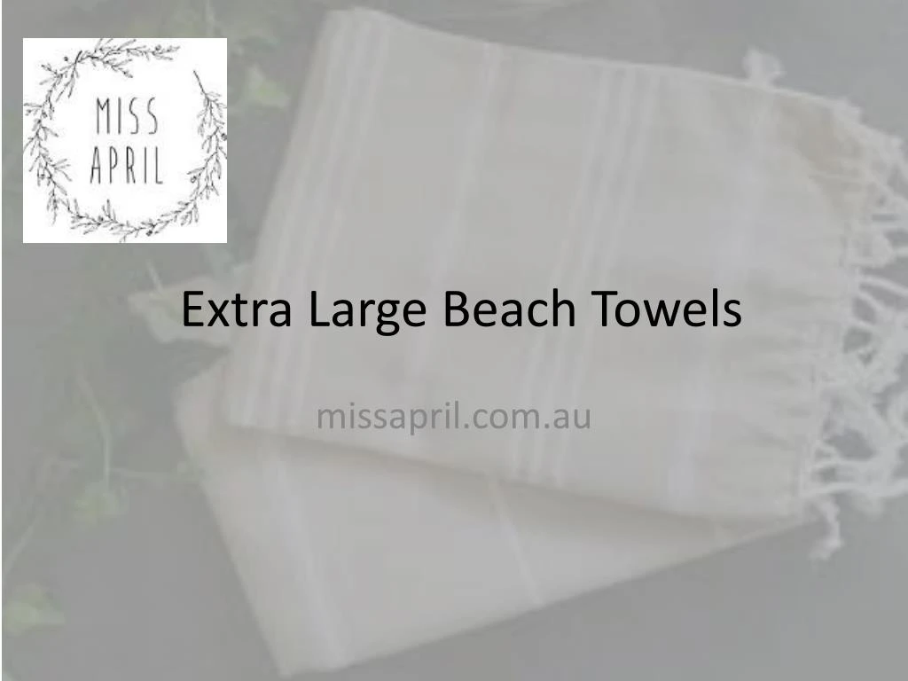 extra large beach towels