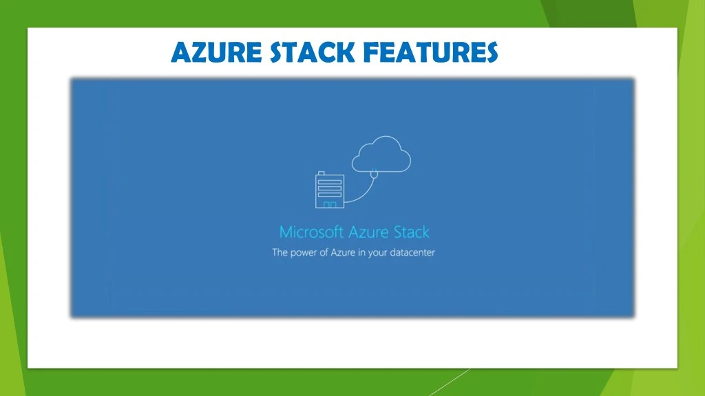 azure stack features