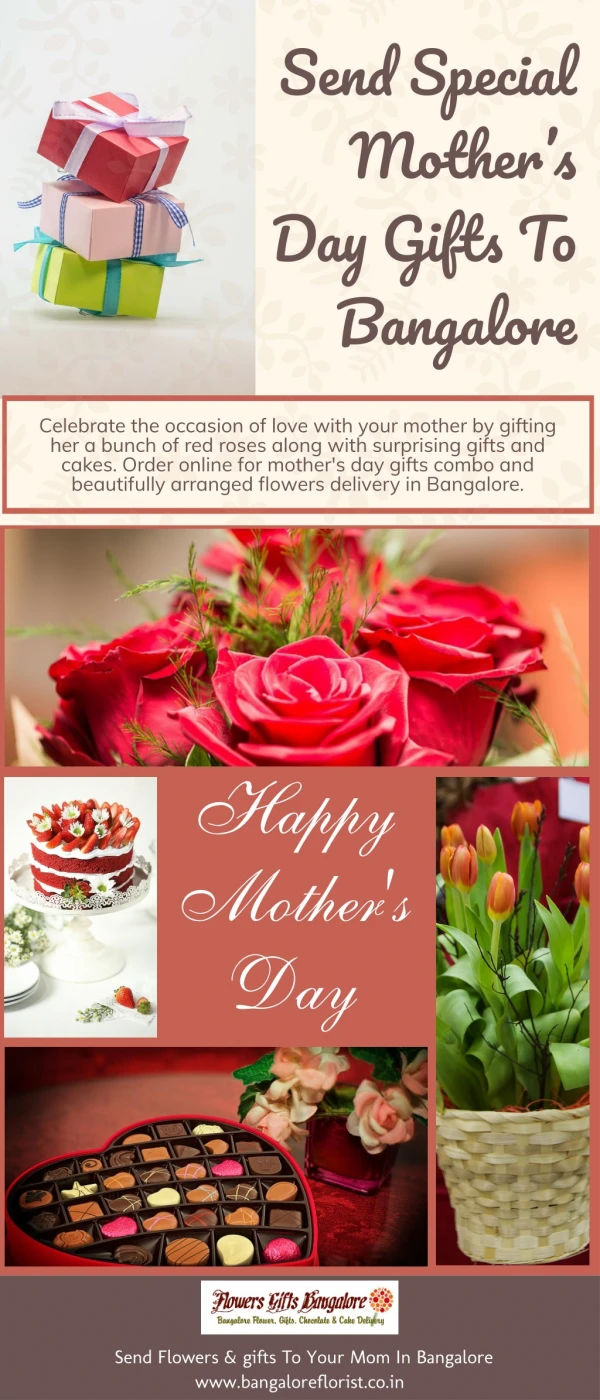 Send Special Mother's Day Gifts To Bangalore