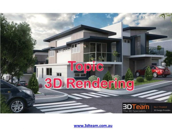 3D Rendering services Australia