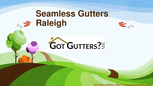 Seamless Gutters Raleigh