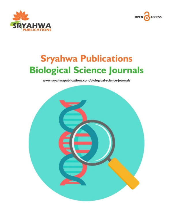 Biological Science Journals - Sryahwa Publications