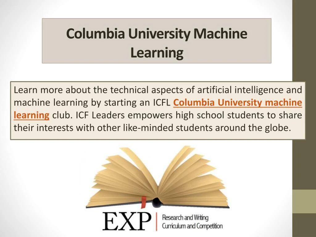 columbia university machine learning