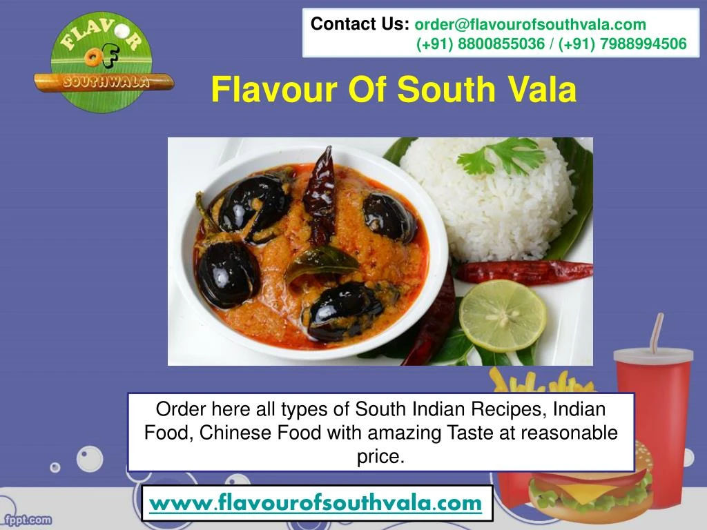 contact us order@flavourofsouthvala