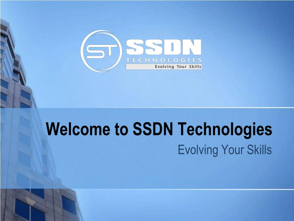 welcome to ssdn technologies