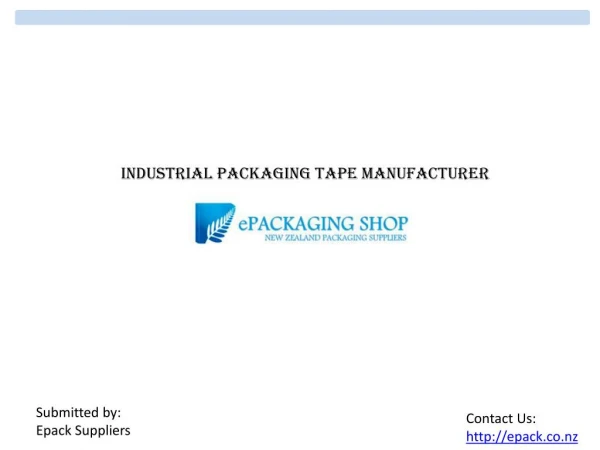 Industrial Packaging Tape