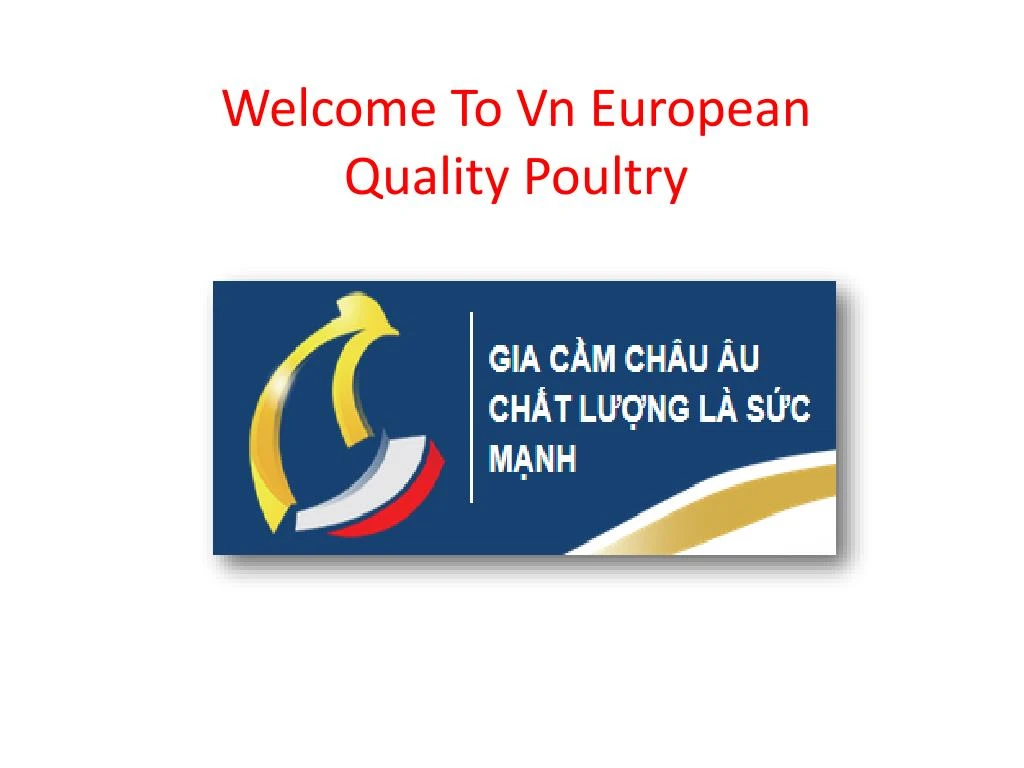 welcome to vn european quality poultry