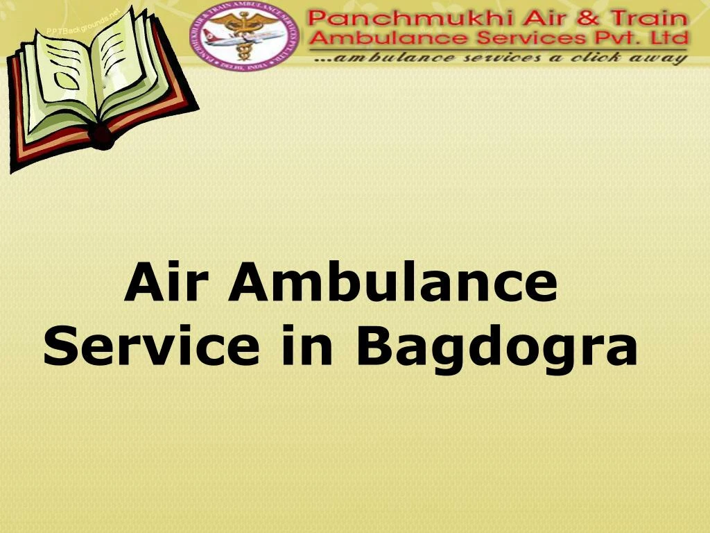 air ambulance service in bagdogra