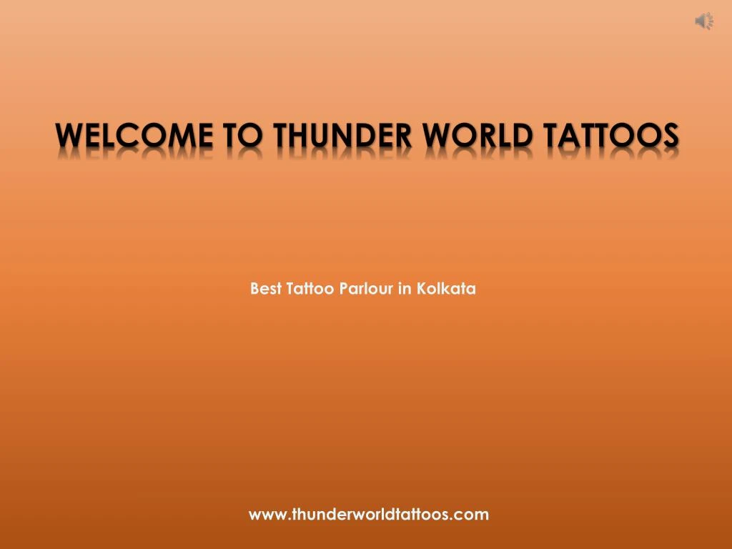 welcome to thunder world tattoos