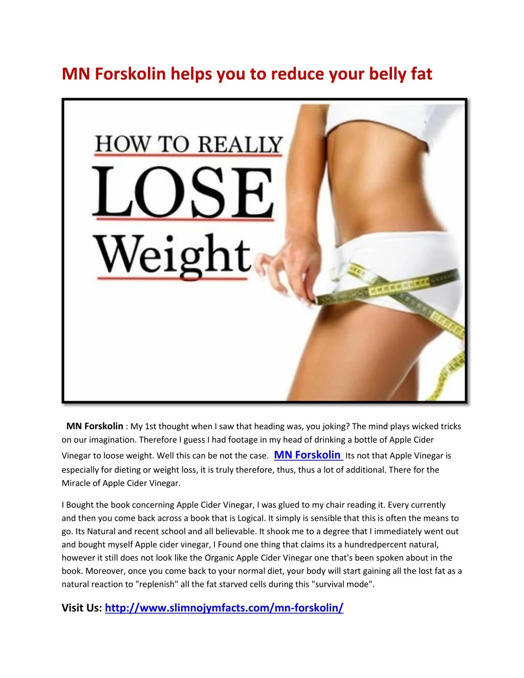 mn forskolin helps you to reduce your belly fat