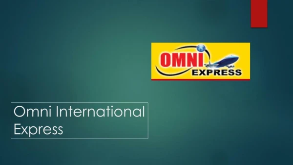 Top Domestic Courier Services In Hyderabad - Omni Express