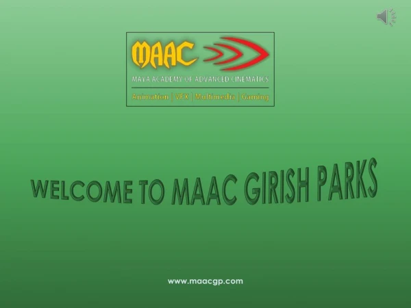 Best Animation Training in Kolkata - MAAC Girish Park