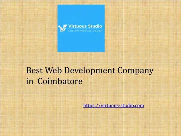 Best Web Development Company in Coimbatore