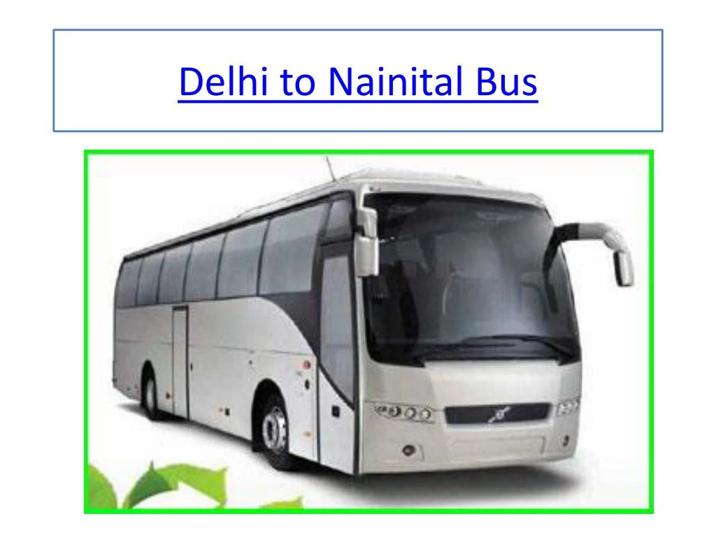 delhi to nainital bus
