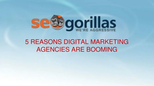 5 Reasons Digital Marketing Agencies Are Booming