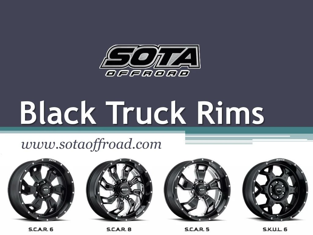 black truck rims