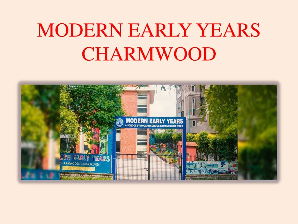 modern early years charmwood