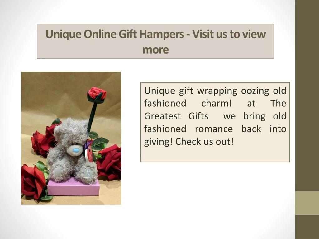 unique online gift hampers visit us to view more