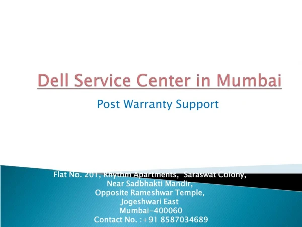 Dell service center in Mumbai