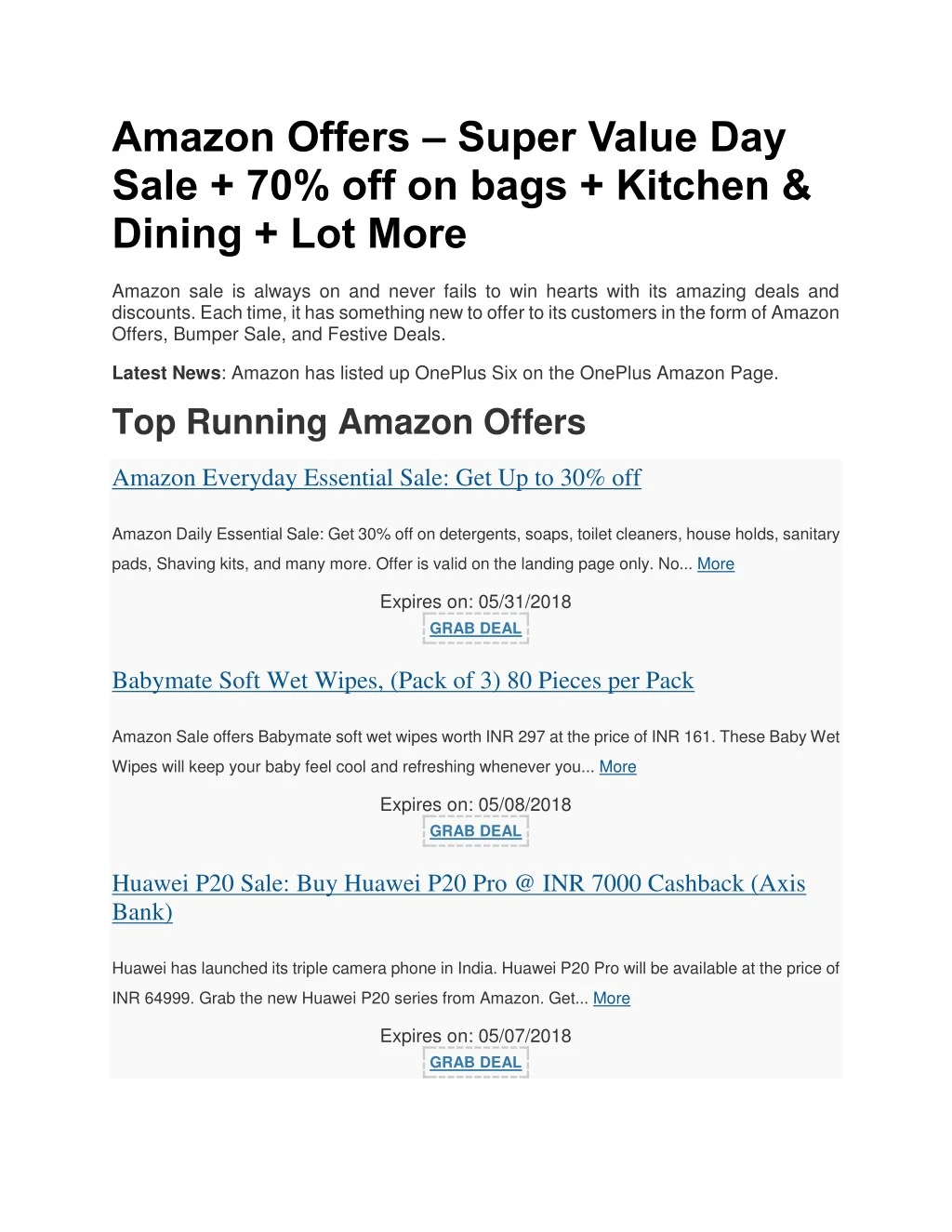 amazon offers super value day sale 70 off on bags