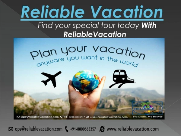 reliablevacation|tour and travel company|nearest travel agency|tour