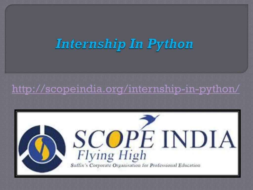internship in python