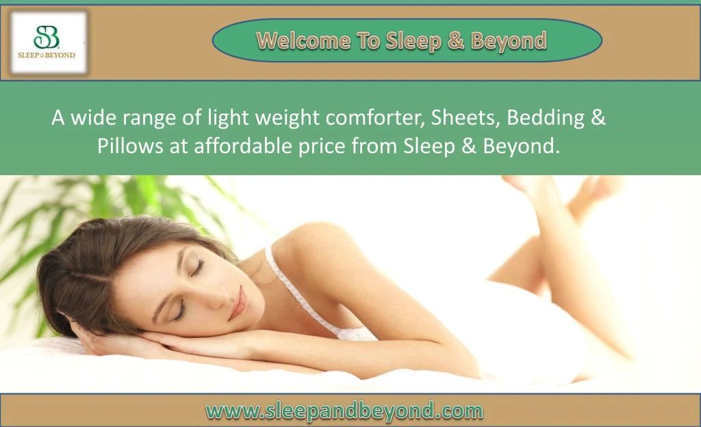 welcome to sleep beyond