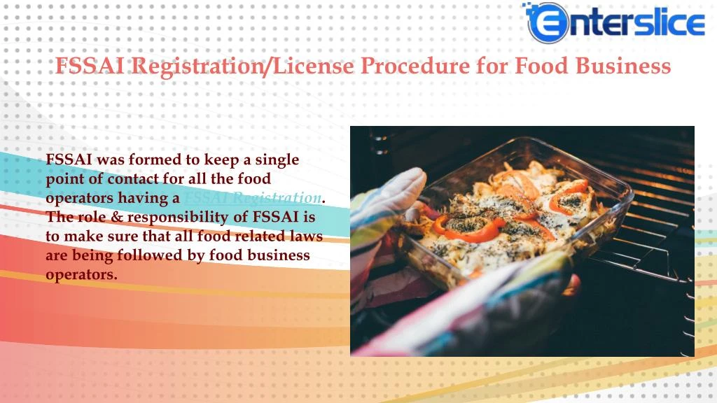 fssai registration license procedure for food