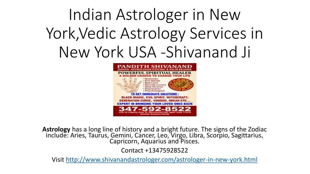 indian astrologer in new york vedic astrology