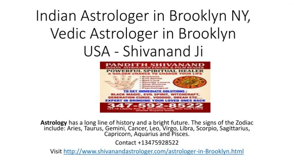 Indian Astrologer in Brooklyn NY