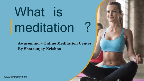 What is Meditation ? - Meditation tip for Beginner