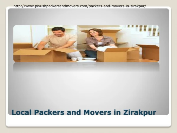 Find Movers and Packers in Zirakpur
