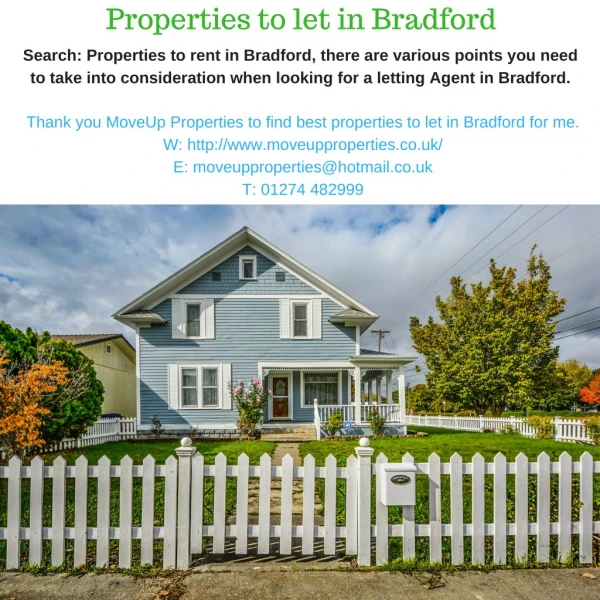 Properties to let in Bradford