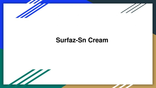 Surfaz-Sn Cream