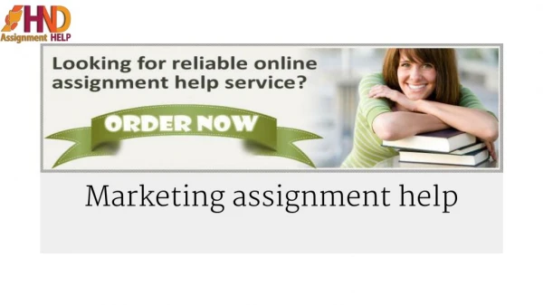 Marketing assignment help