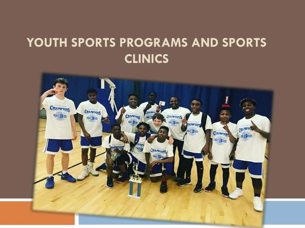 youth sports programs and sports clinics