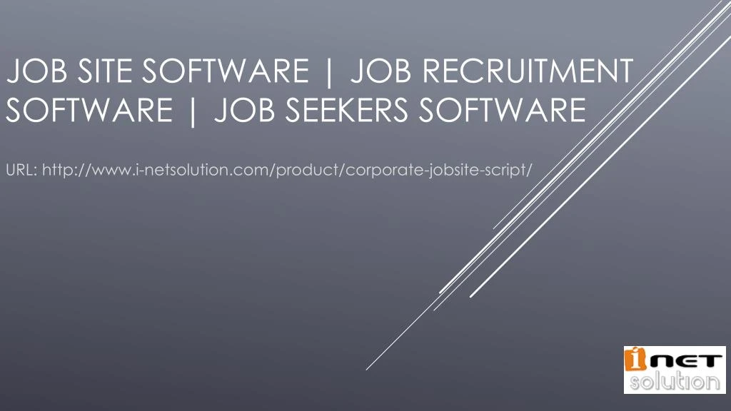 job site software job recruitment software job seekers software