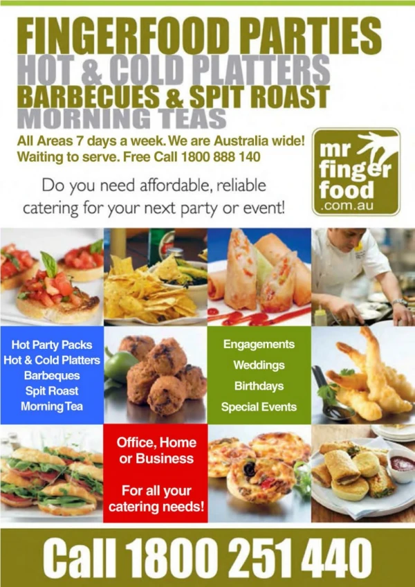 Mr. Finger food - The Finger food catering specialists