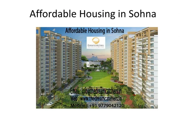 Affordable Housing in Sohna