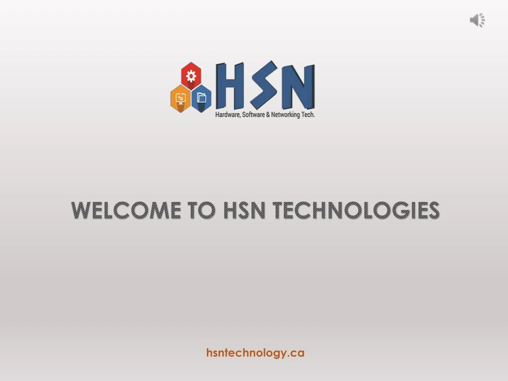 welcome to hsn technolog ies