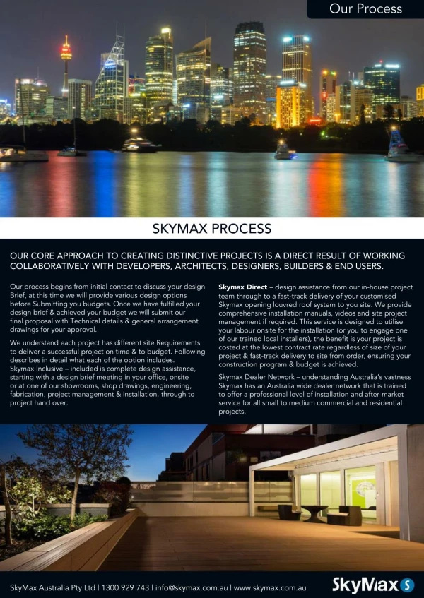 Skymax Our Process