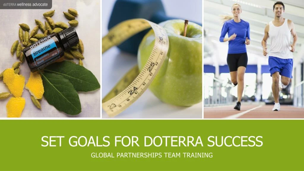 set goals for doterra success