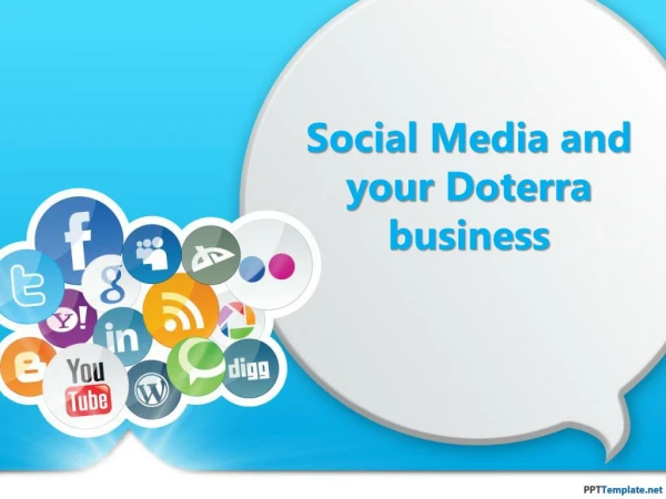 Social Media and your Doterra business