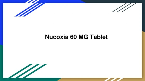 Nucoxia 60 mg tablet