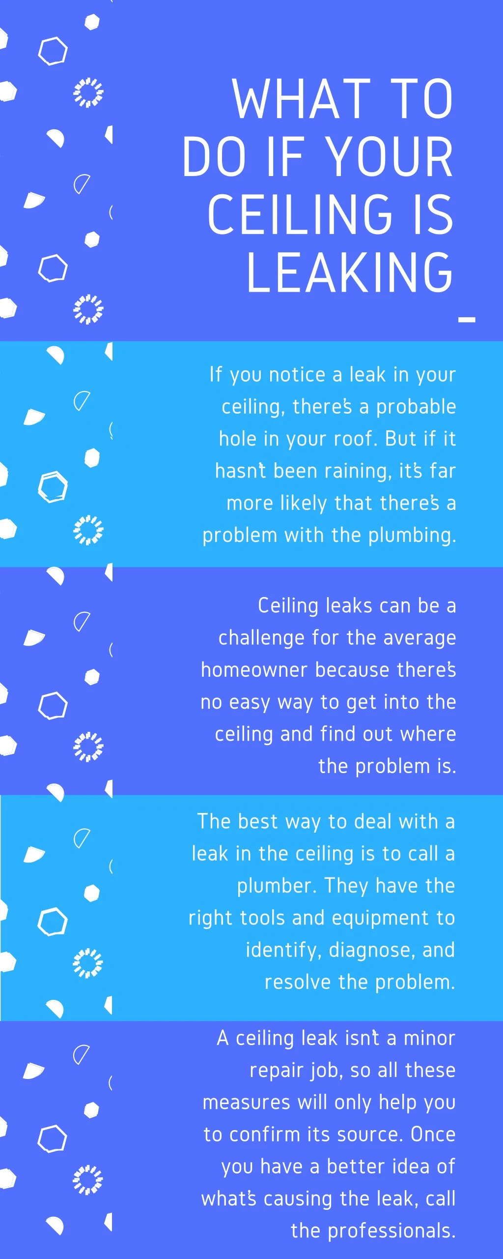 what to do if your ceiling is leaking