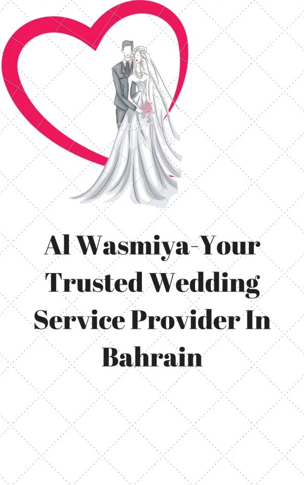 Wedding Service Provider in Bahrain