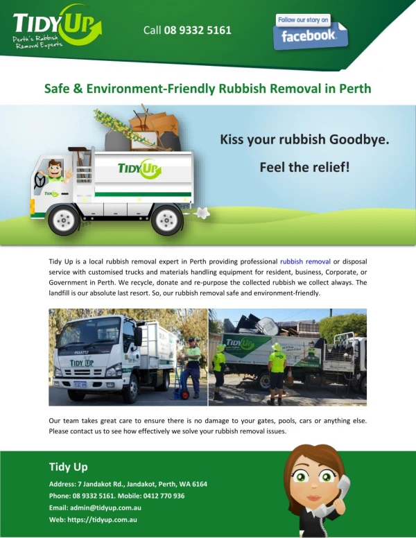 Safe & Environment-Friendly Rubbish Removal in Perth